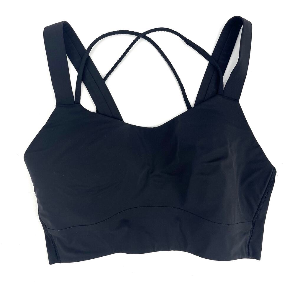 Lululemon Athletica‎ Women's S Black Halterneck Workout Athletic Bralet Top Tank
